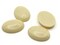 4 25mm x 18mm Ivory Swirling Oval Vintage Lucite Flatback Cabochons